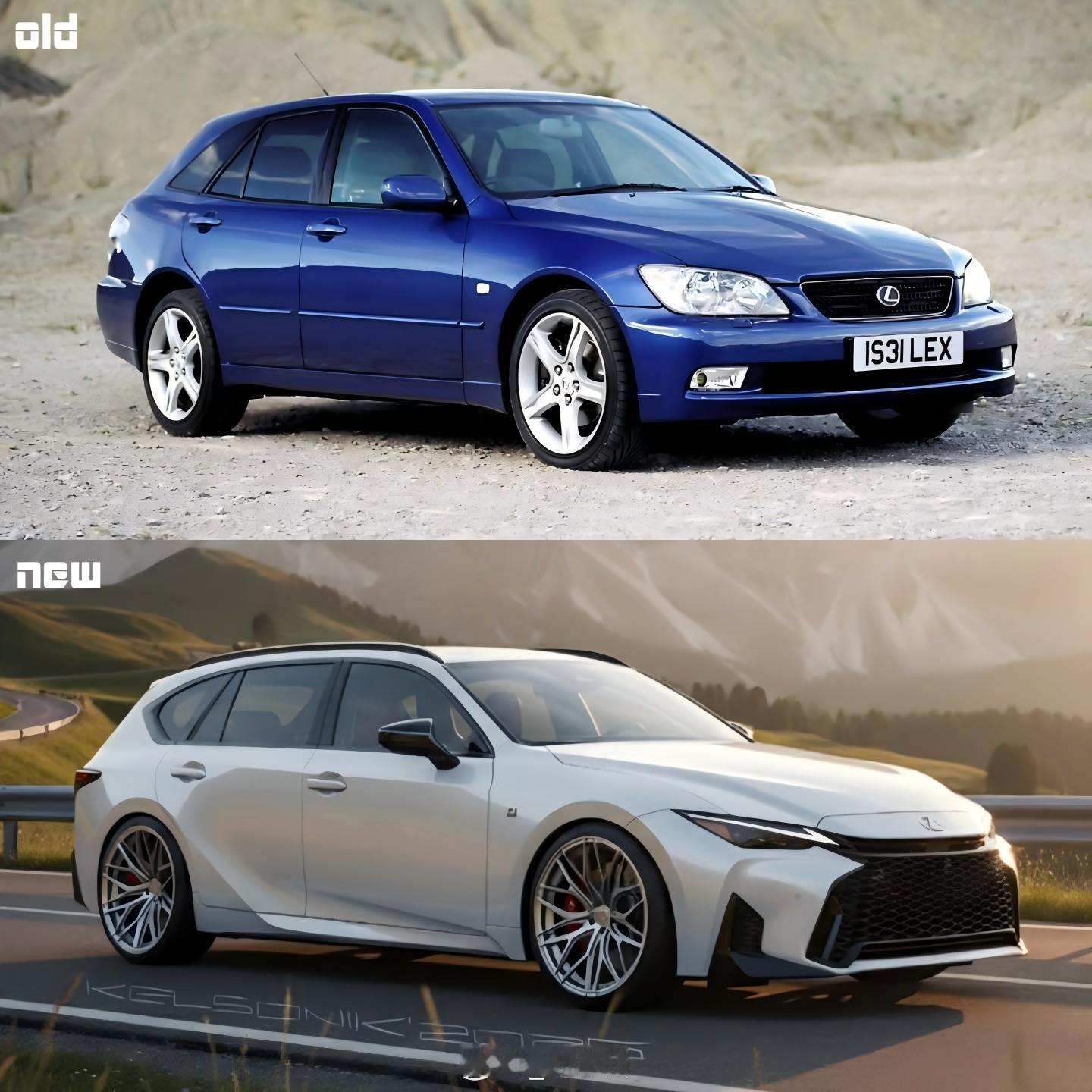 雷克萨斯雷克萨斯新款IS旅行版渲染图雷克萨斯IS已完成第三次改款，根据