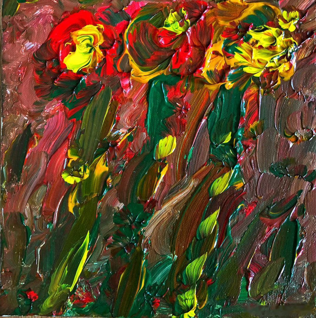摄影人王鹭佳：2021油画作品。油画王鹭佳
