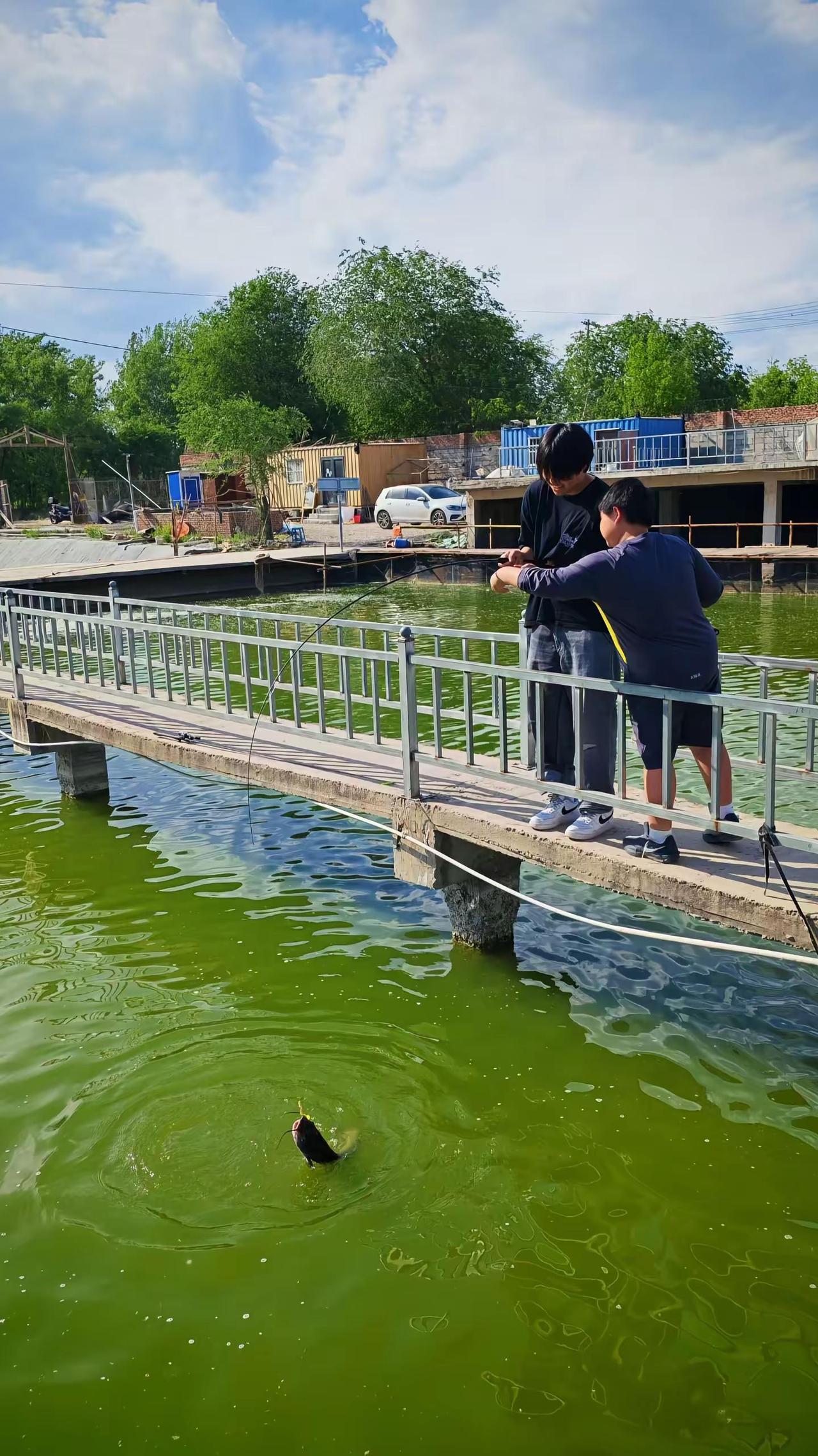 母亲节就是不用我带娃。🎣小子新手钓鱼乐趣多小小路亚选手户外钓鱼