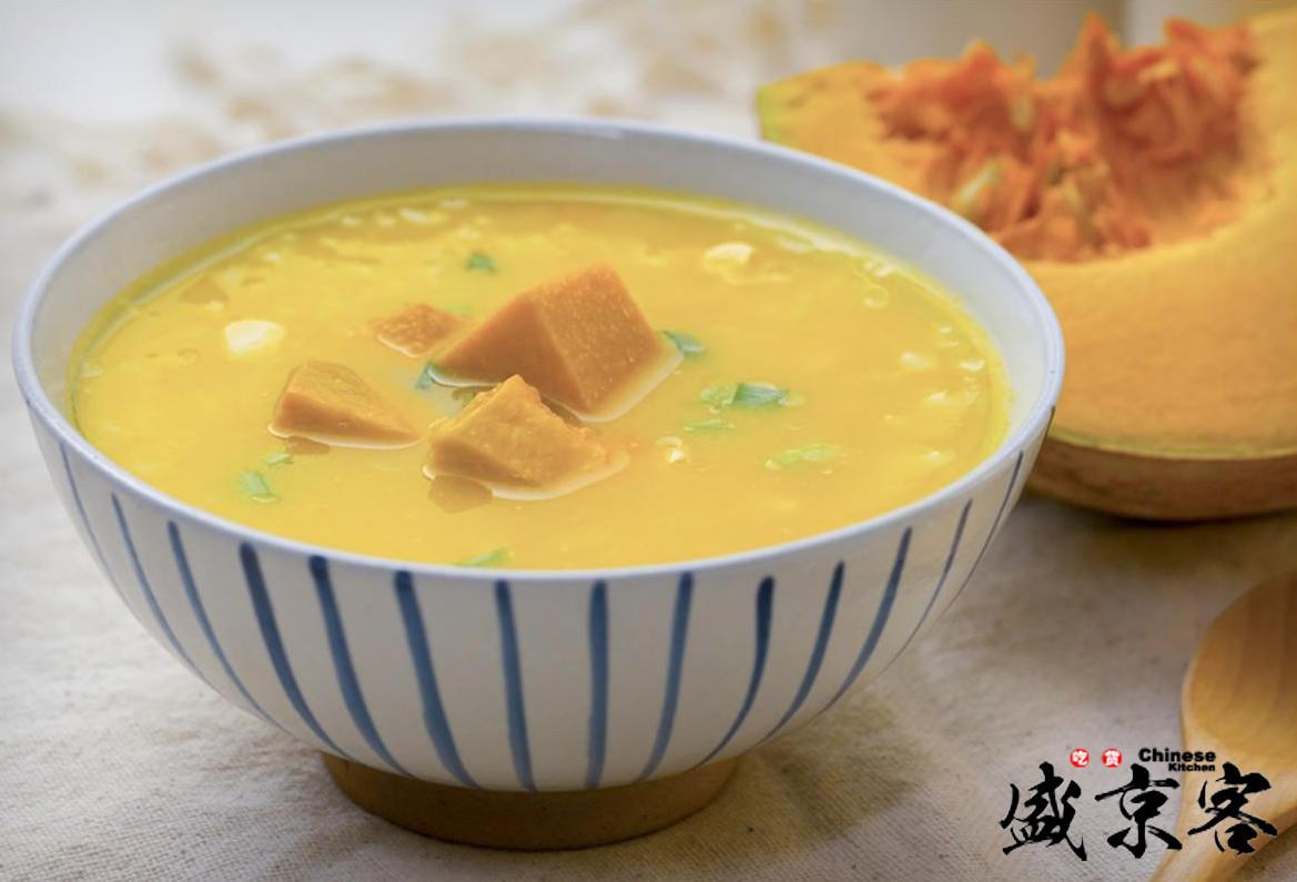 南瓜加它煲粥, 纤维丰富, 既清甜又养生, 早晨喝一碗全身暖烘烘