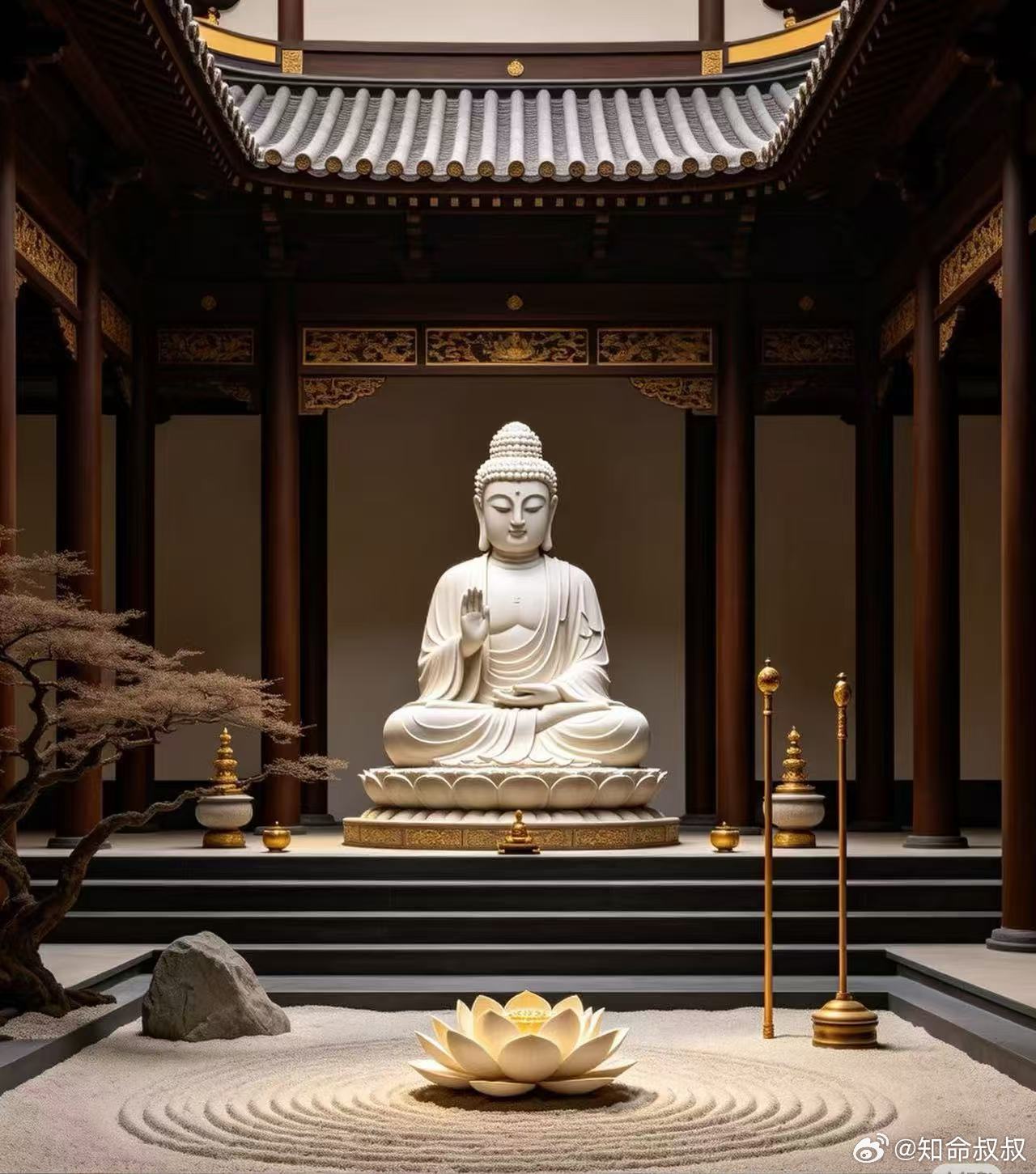 见佛祈福🙏，感恩佛光慈悲庇佑，愿家中长辈福寿绵长，身体硬朗少操劳，心境开阔少烦