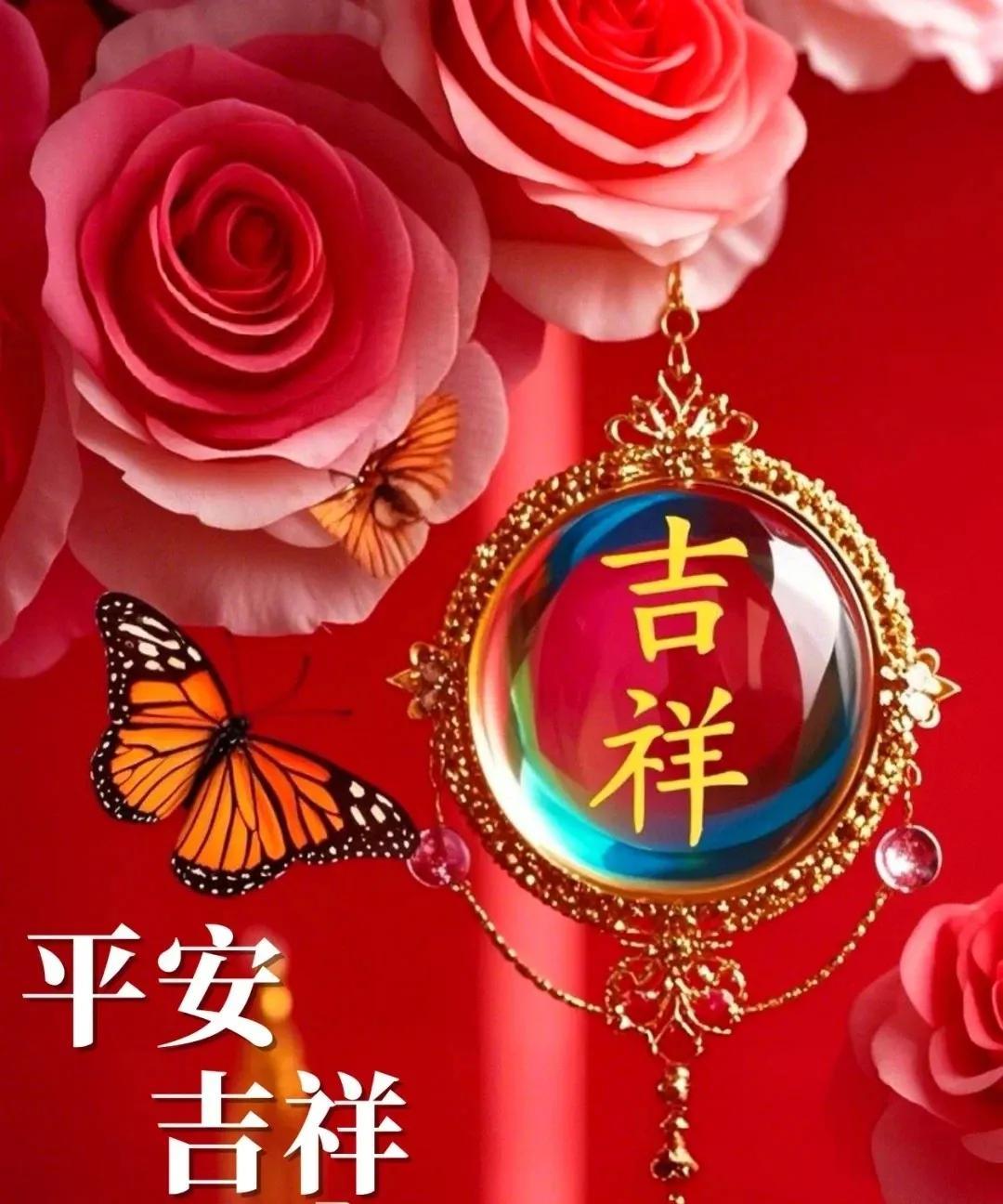 早安吉祥！清晨笑一笑，喜事全来到，不为往事忧，只为余生笑，早上问声好，天天没烦