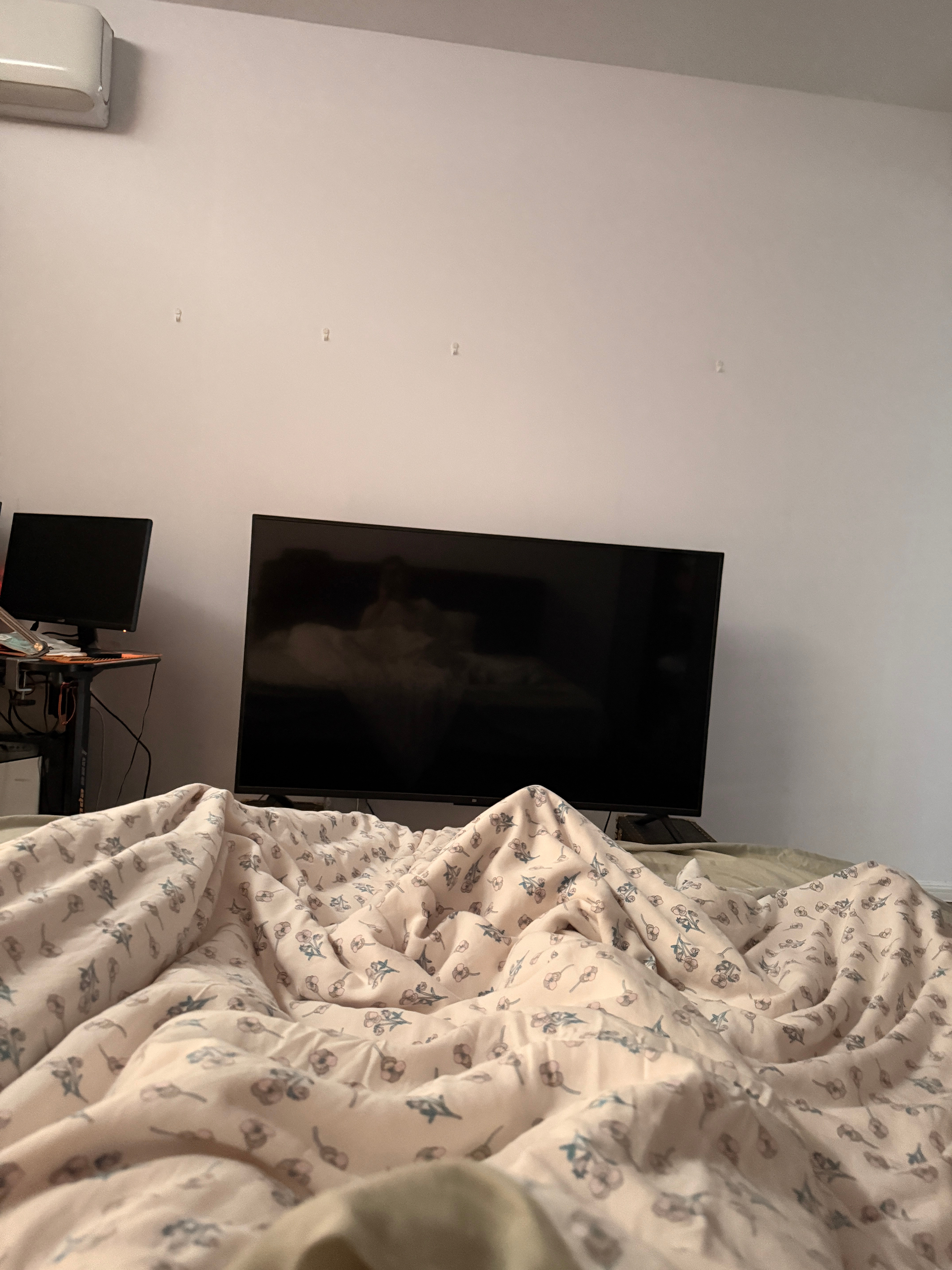 为了追仙逆，把之前的电视搬到卧室了。快要追到该更新的时候了，很焦虑。亲爱的们，快