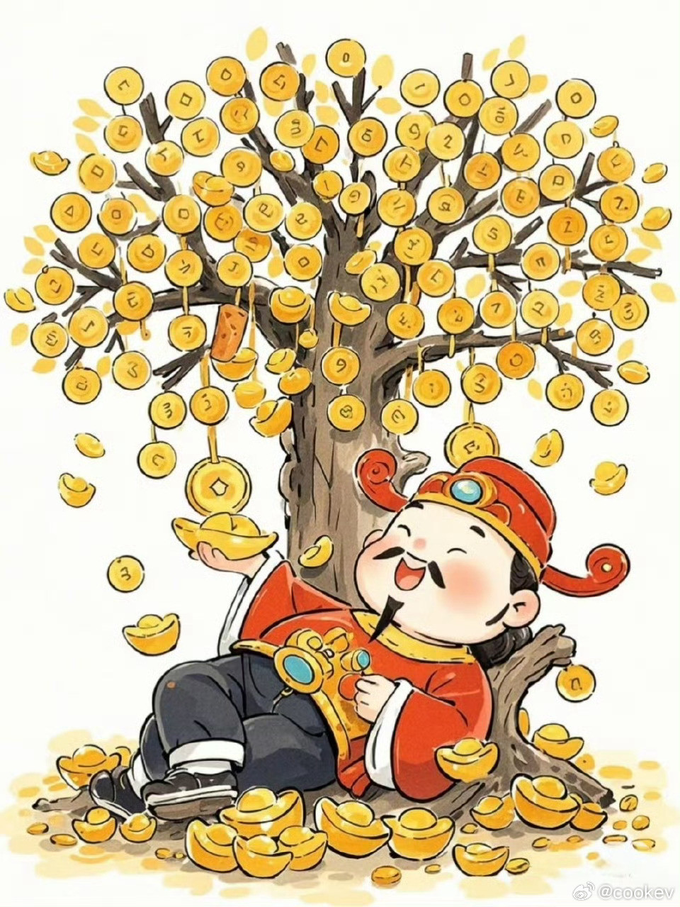 玄学，划到别跳过，点赞ദ്ദിˉ͈̀꒳ˉ͈́)✧今年发财暴富