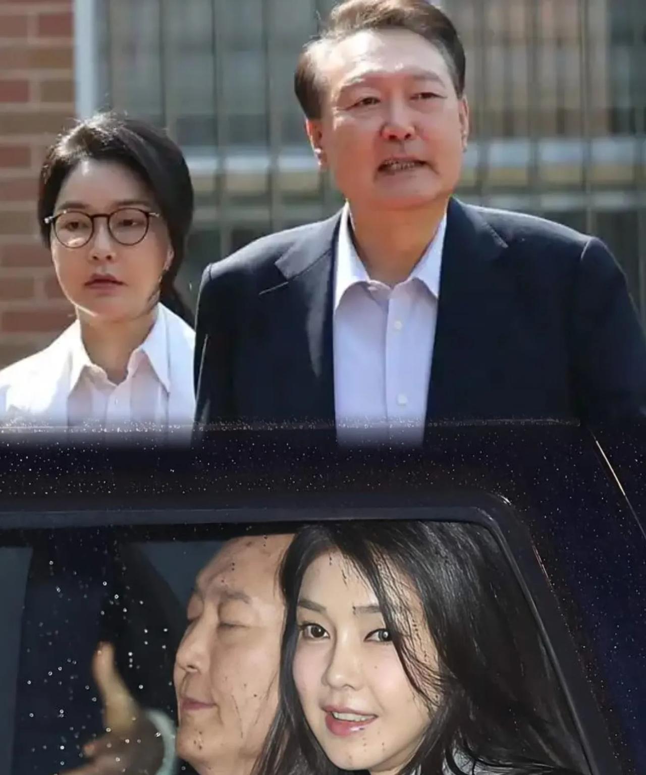 金建希已经憔悴的让人认不出来了，这才短短的半年时光，从韩国第一夫人即将变为阶下囚