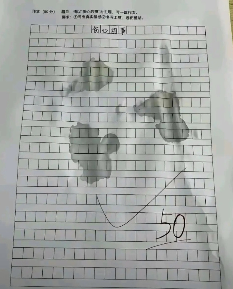 我儿子的满分作文，真厉害，说多了都是泪啊