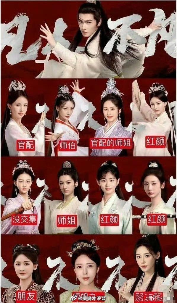 我去，杨洋新剧几乎全是女配，谁懂啊？！​​​