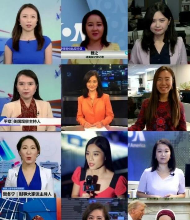 头号反华栏目“美国之音”被封禁，结果一看主持人名单，发现竟然一大半全是华裔女性！