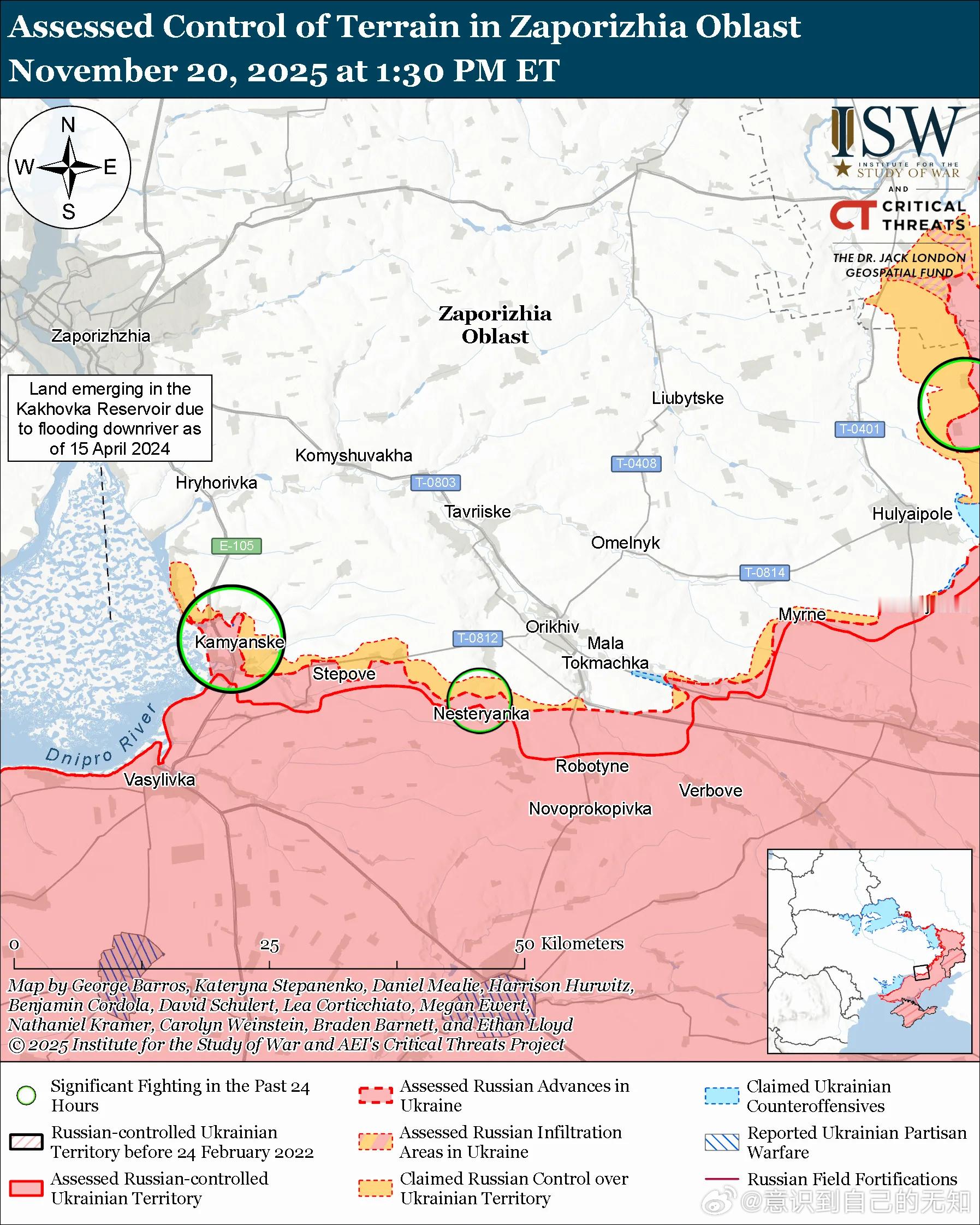 南方轴心俄军目标：守住前线阵地，确保后方免受乌克兰军队袭击，并推进至扎波罗热市的