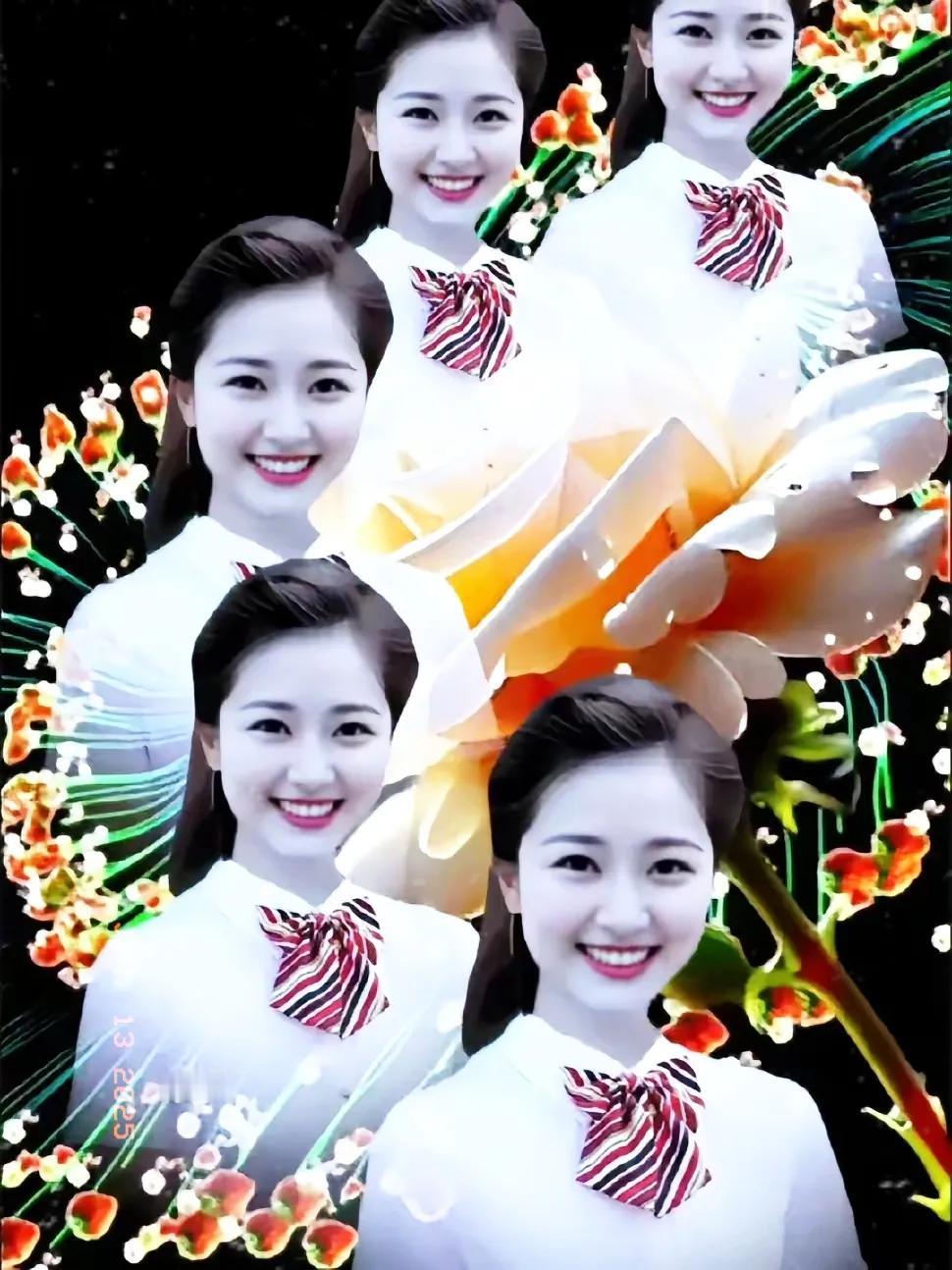 甜美少女心，花海中的微笑🌸😊