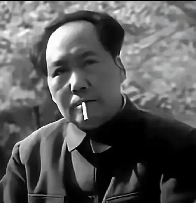 主席的这张照片第一次看到，王者霸气，对帝国主义和反动派的时候，他老人家就是这样横