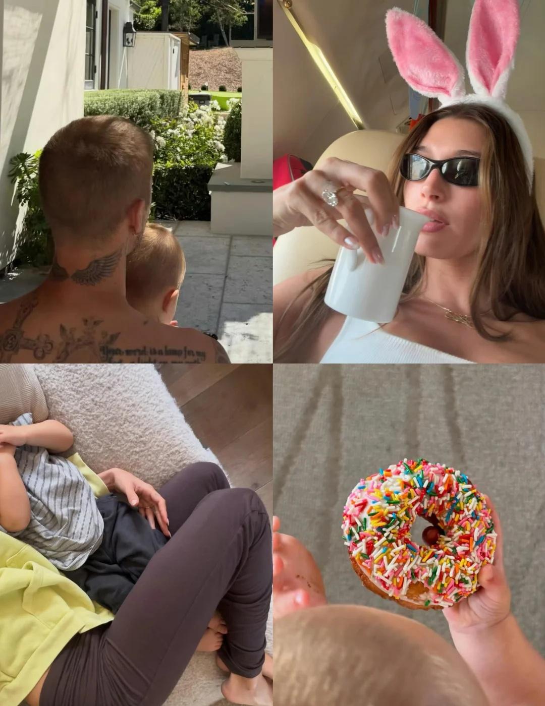 HaileyBieber更新，不是普通妈妈，是酷妈浪漫生活的记录者每天都有