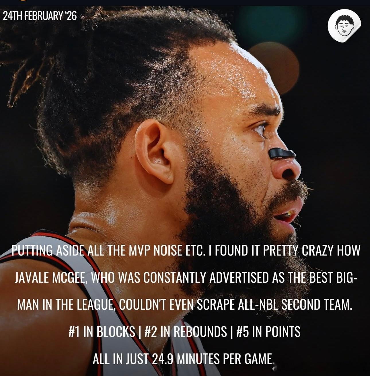 昨晚本赛季的NBL常规赛奖项都出炉了最大遗珠明显是首钢新签的外援麦基盖帽榜第一（