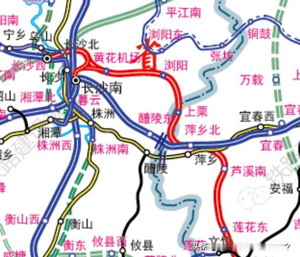 长赣高铁浏阳弯、芦溪弯两大弯道不是妥协，是国家干线与县域发展的双向平衡全网总在