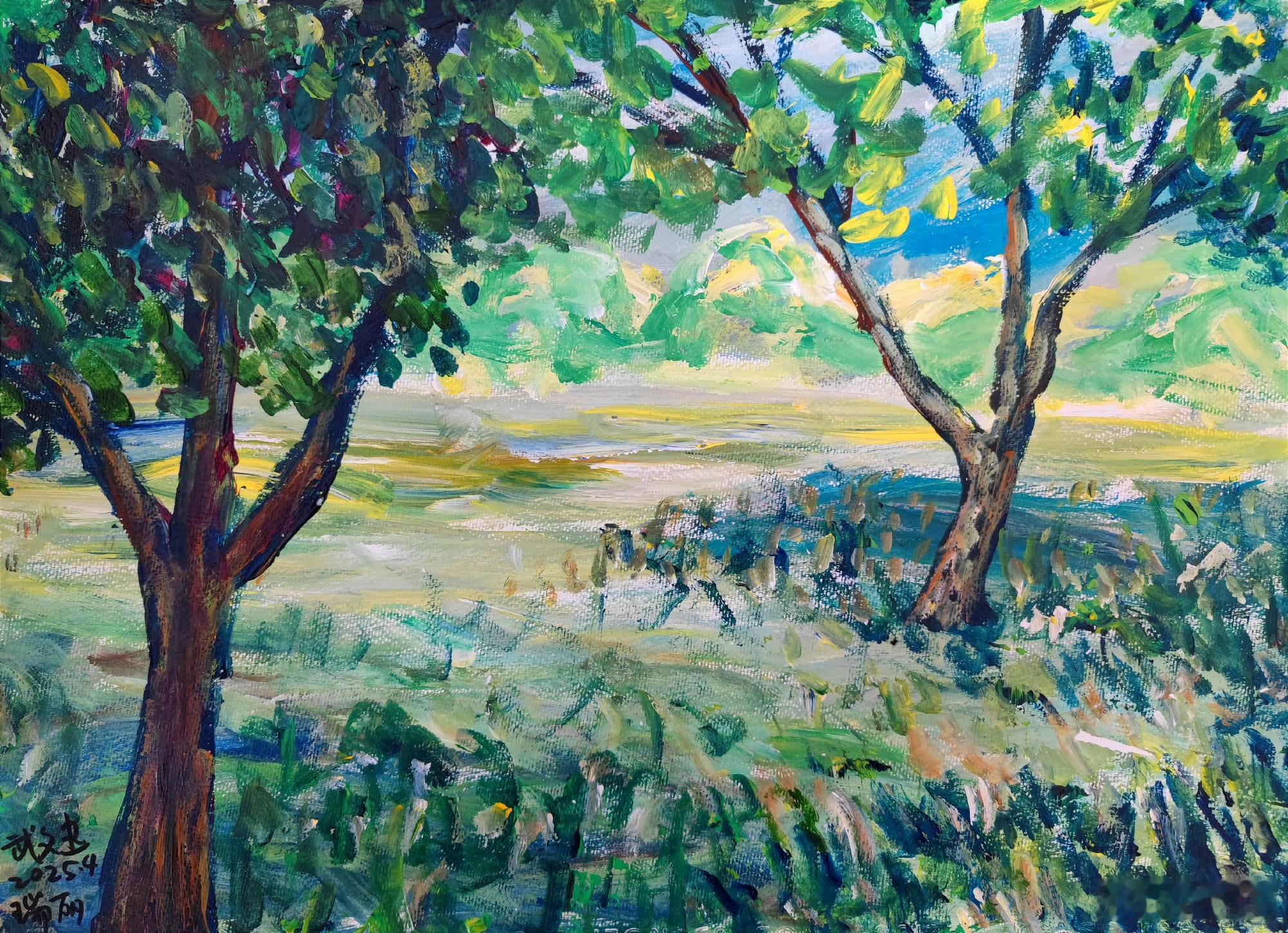 ‼️悼念老武老武，文建先生。老北京人，画家。清贫淡泊，