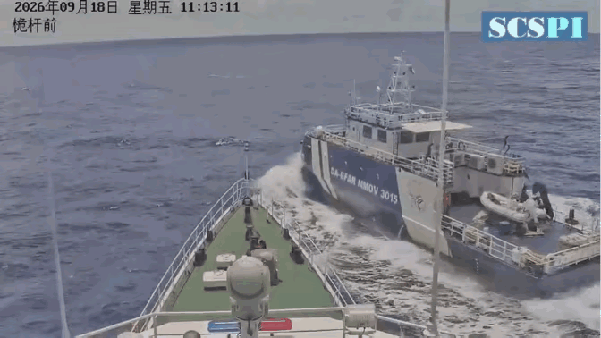 在菲国小船眼里，JL5500型海警高速执法巡逻艇不过区区300吨，自以为可以在它
