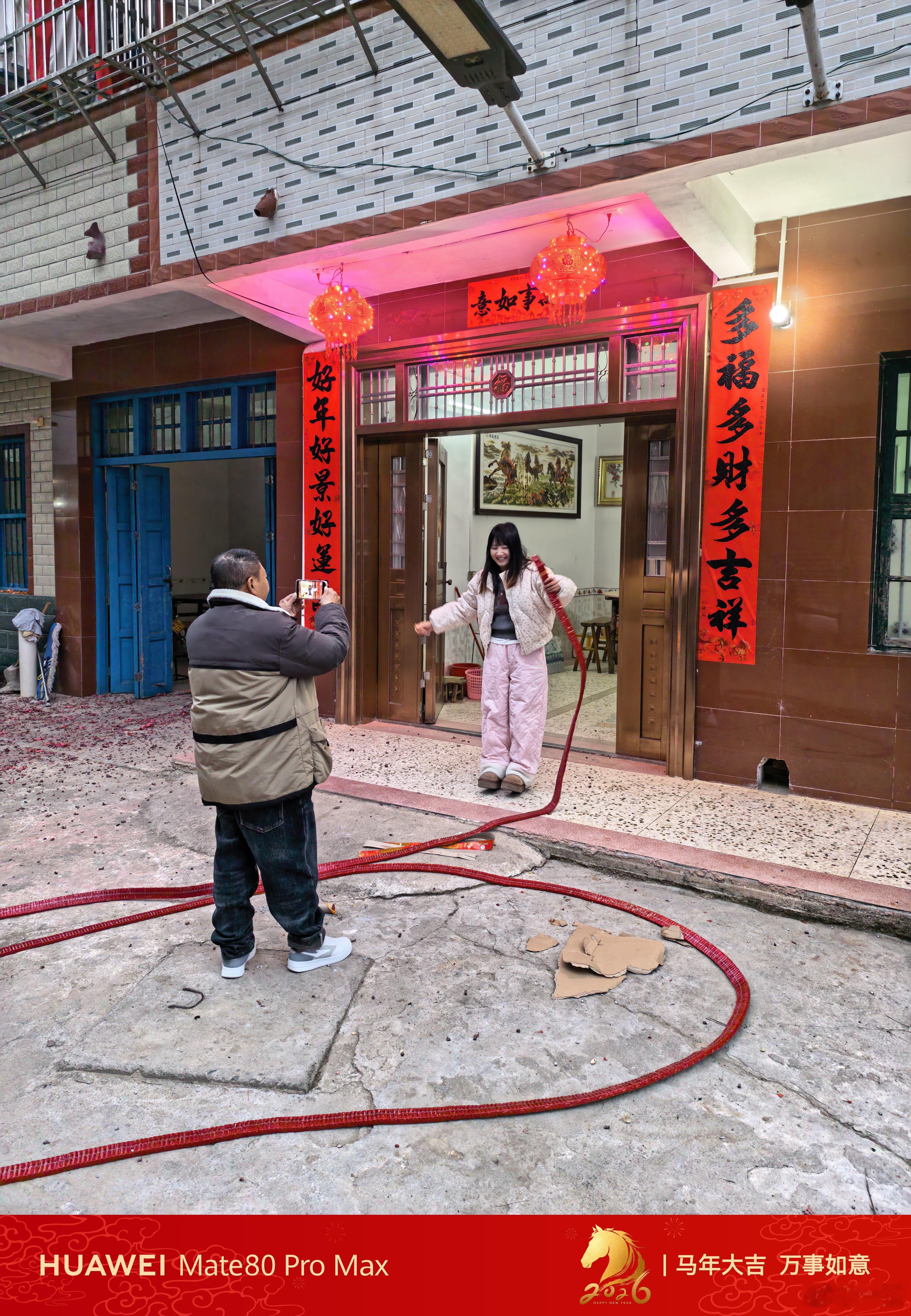 今天我爸帮我拍的视频，拍的还不错吧