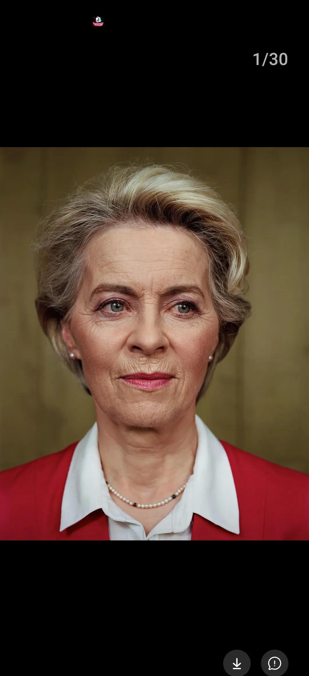 冯德莱恩刚签完绿色新政，就被捧上了神坛。这股风潮太猛了。把冯德莱恩、贝尔伯克