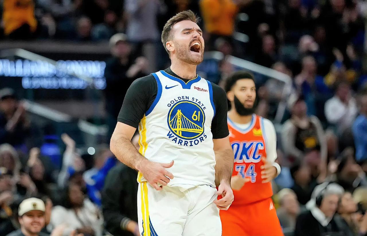 库里、巴特勒、格林缺席！残阵勇士99-97险胜骑士，没想到这3位球员是球队赢球的