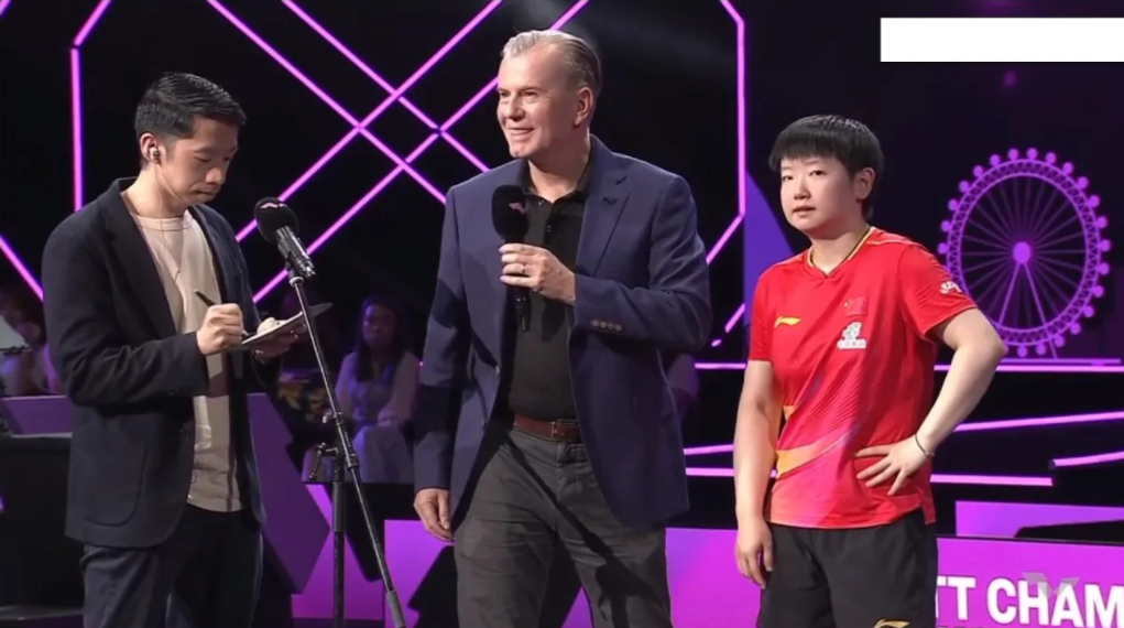 莎莎赛后采访称会吃好一点，面对和石洵瑶的比赛，并且夸赞，石洵瑶最近表现很出色。