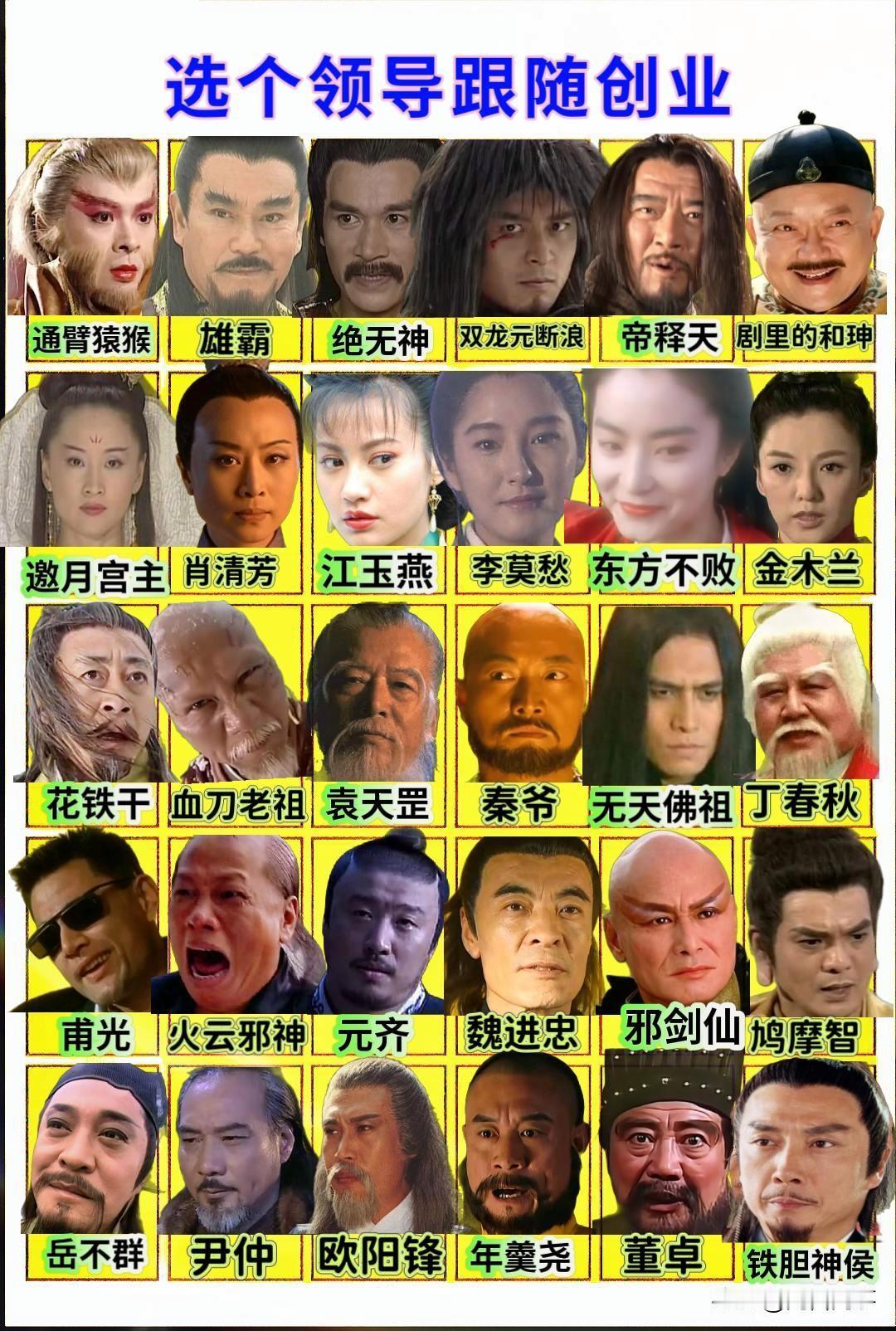 选一个老板创业，你选谁