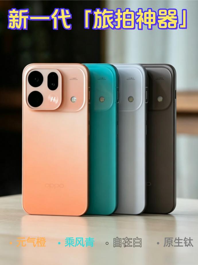 刷手机看到OPPO新机的外观图放出来了，就是4月21号要发的那个FindX9s