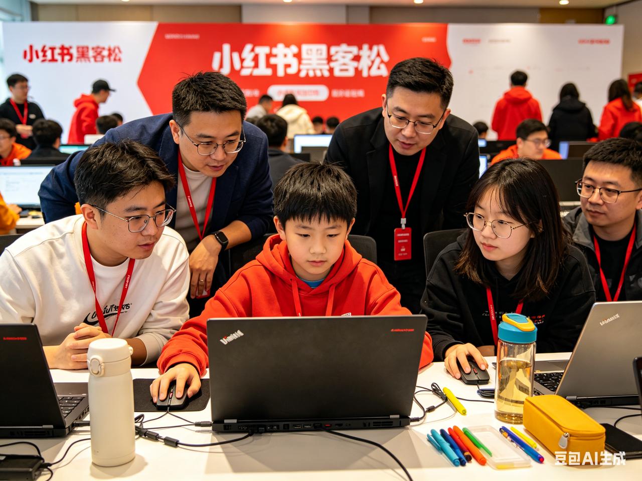 13岁的孩子，在写AI程序；你的孩子，还在刷短视频？小红书黑客松，200名选