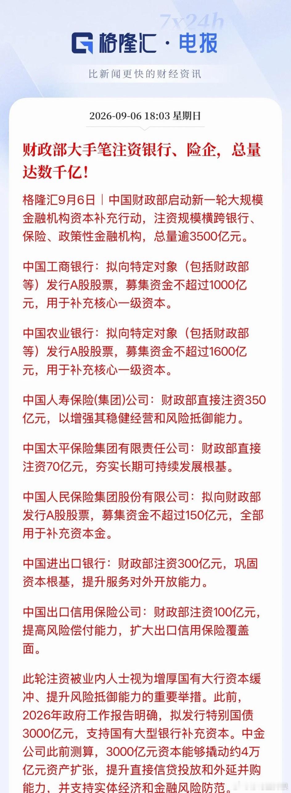 重磅消息财政部入场！周末这波金融圈的大利好，很多人第一反应是“又要放水撒钱”“银