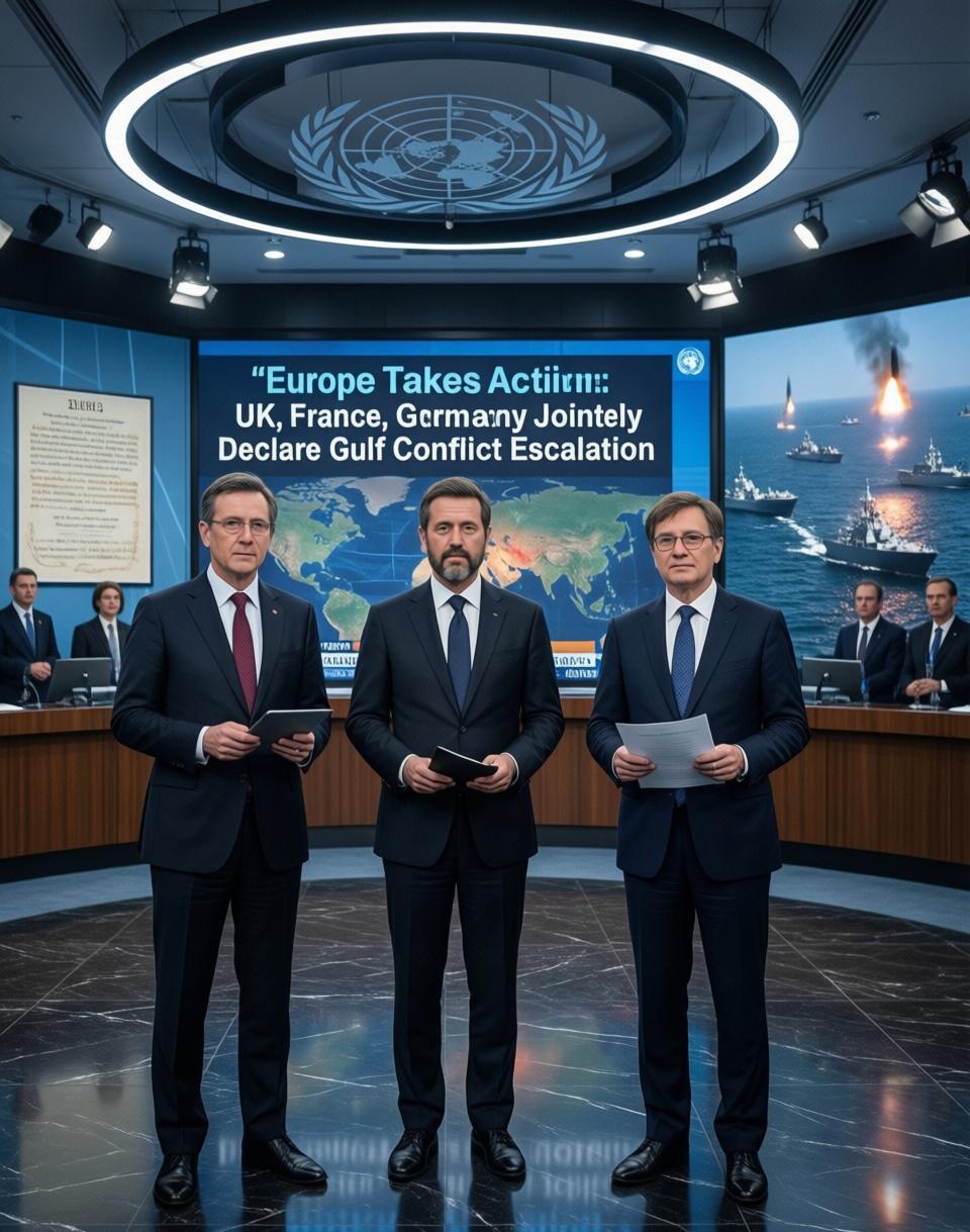 刚看到的消息——欧洲也下场了。3月1日，英法德三国突然发了份联合声明，话说得