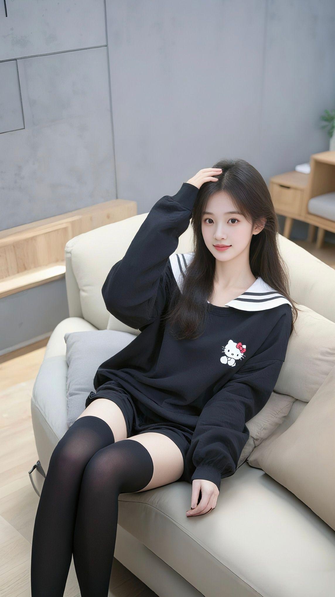 穿搭美女清纯甜美强烈推荐日常分享