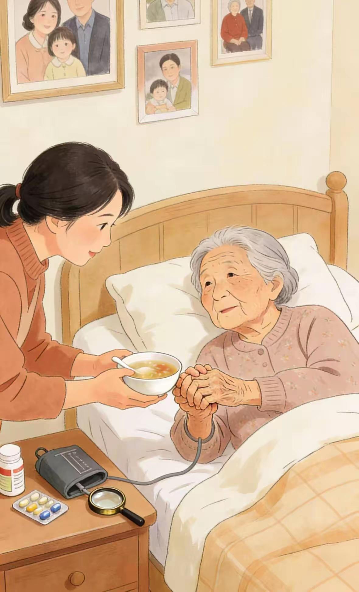 一句扎心的实话：伺候过失能老人两个月，才懂晚年的血雨腥风从不是夸张！那些影视