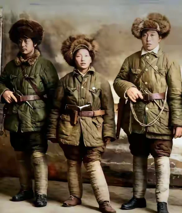 图中部队（东北民主联军，四野前身1945–1948解放战争初期） 标志...