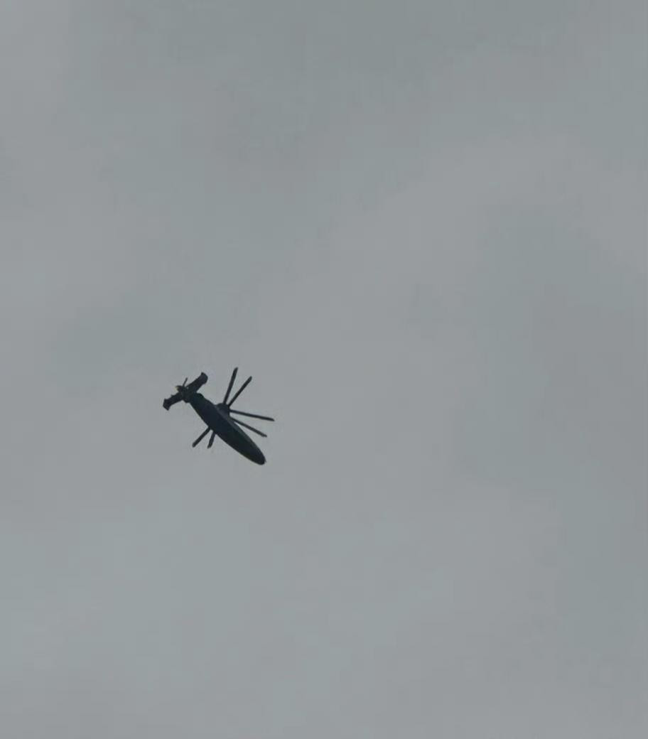 鳖版SB-1共轴双旋翼直升机又被目击到了它于去年4月首次被目击