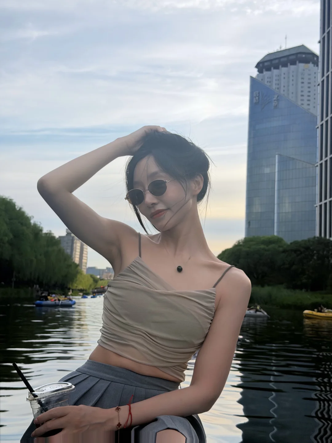 亮马河的夏天，可以如此美丽🤩