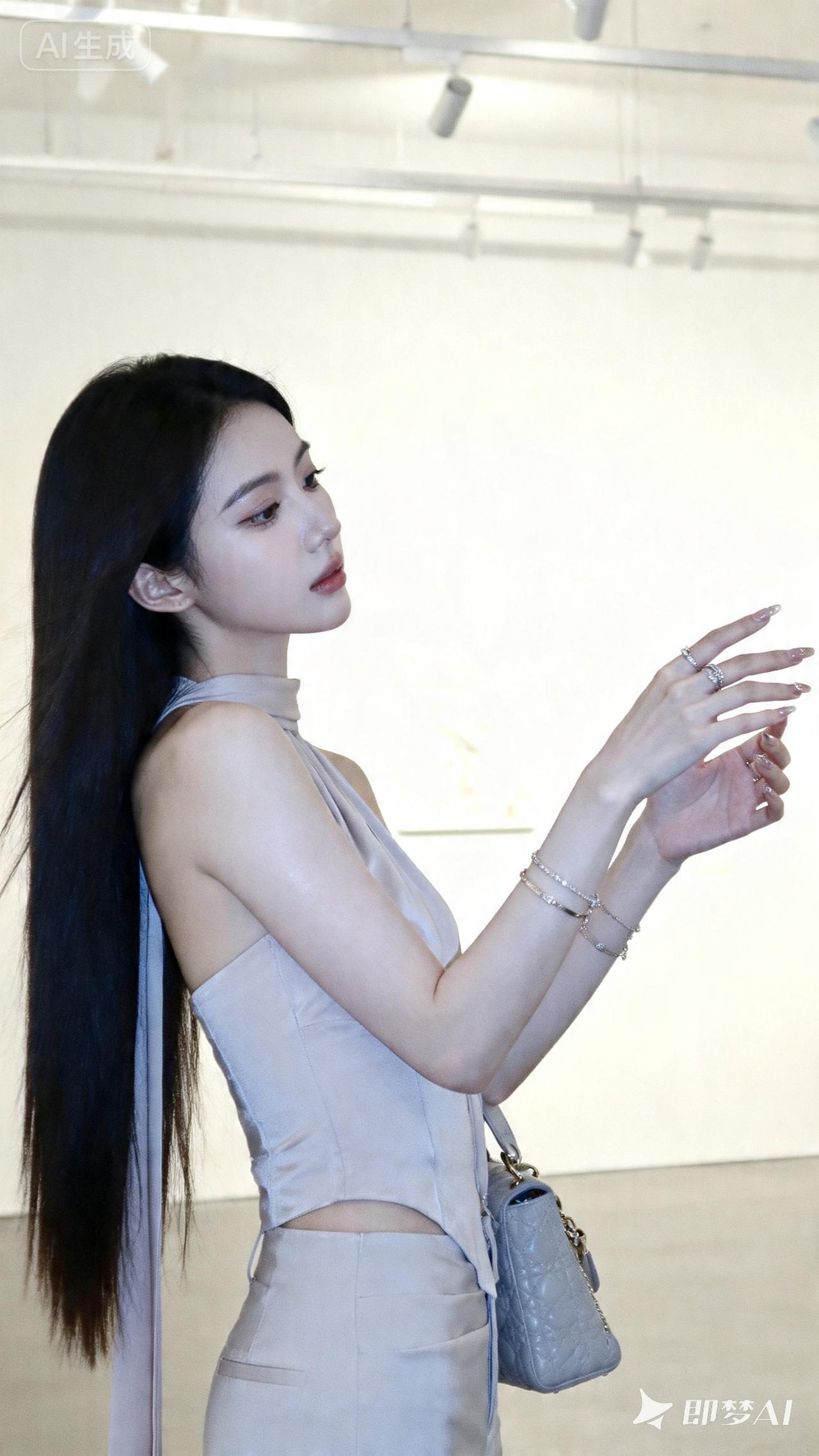 看看气质女神的穿着搭配吧优雅自信穿搭分享治愈系少女写真怎么拍花下的少女照，怎