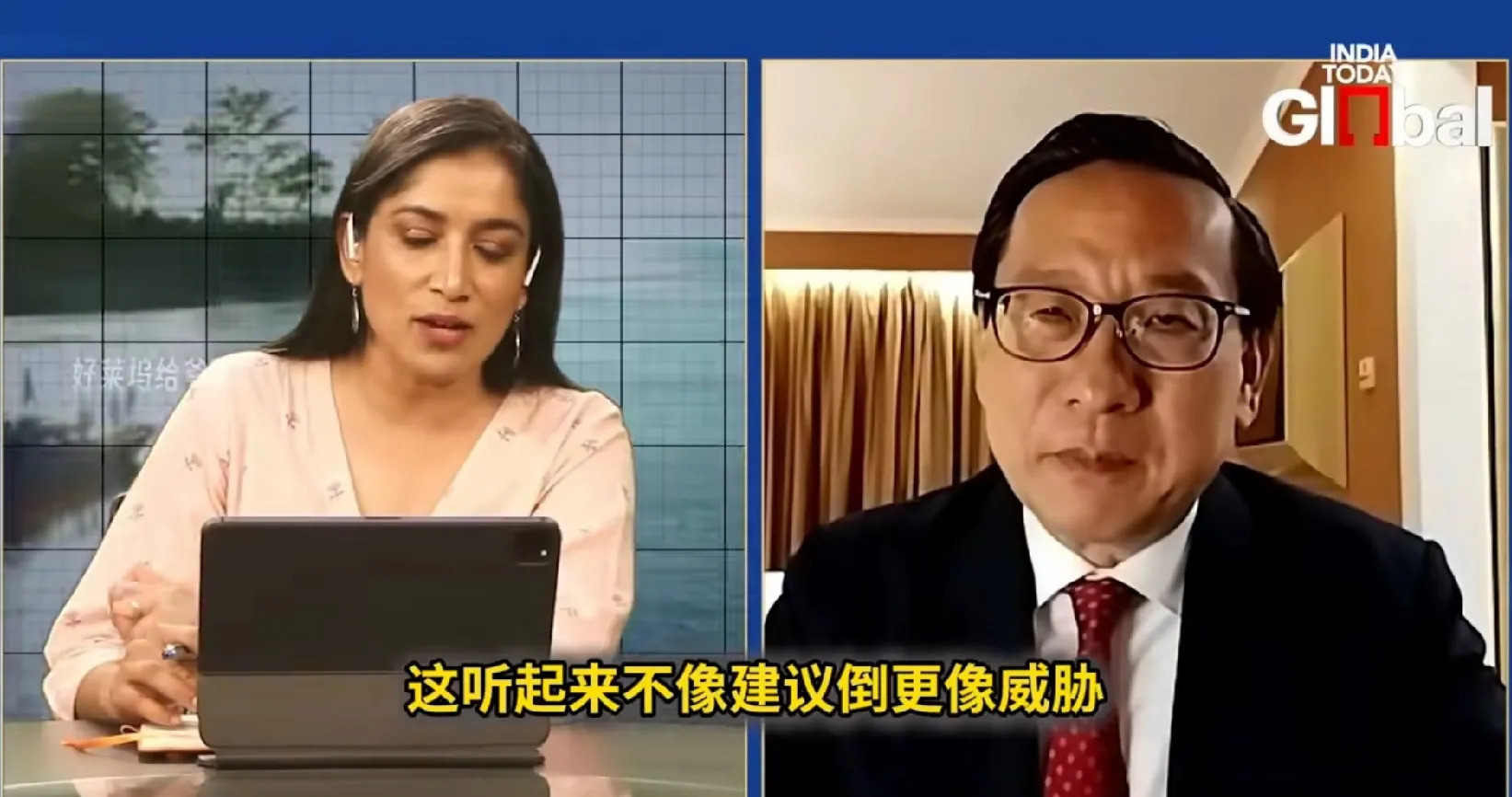 西方印度媒体采访爱插嘴？真没教养！---