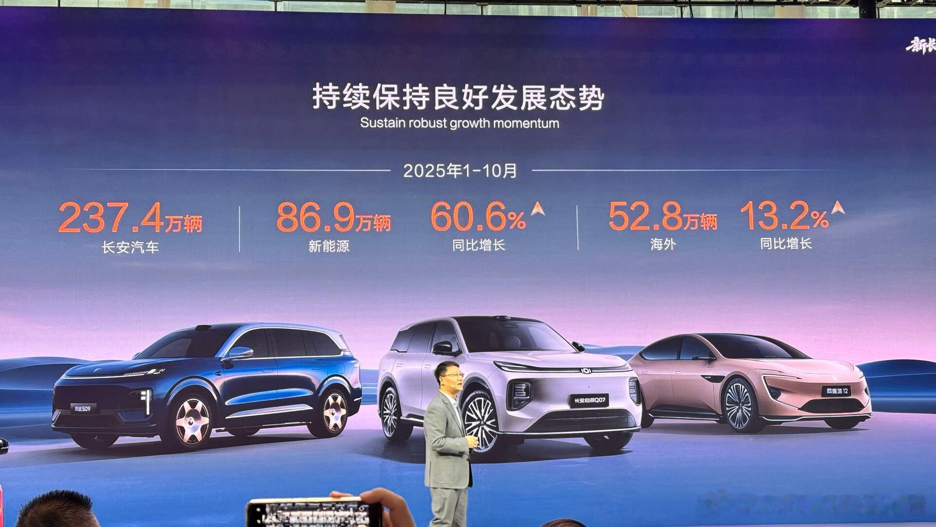 在广州车展上，长安汽车分享了今年的一些销量情况和天枢智能安全品牌的信息。先说销量