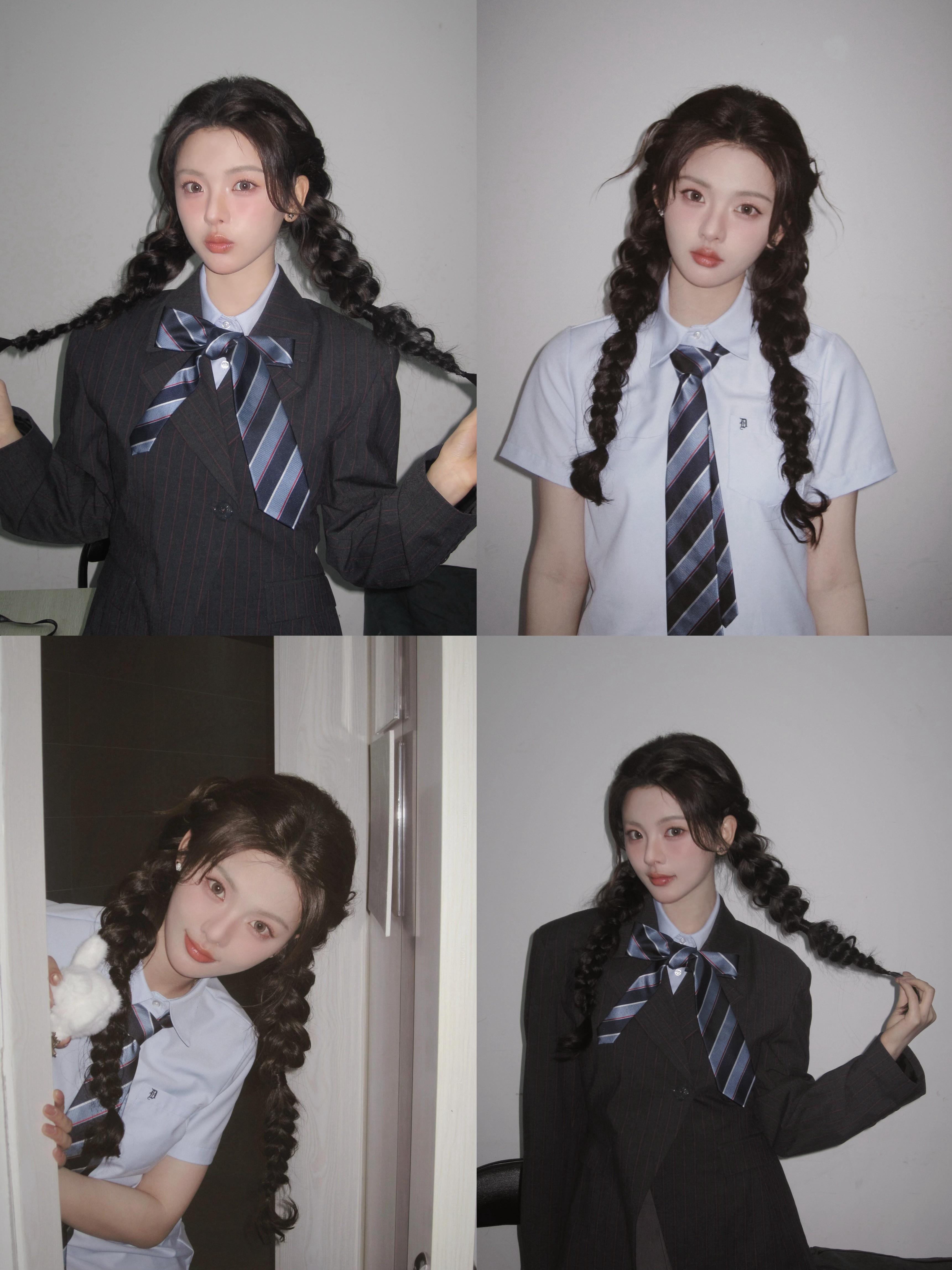 杨超越学院风穿搭ootd​​​