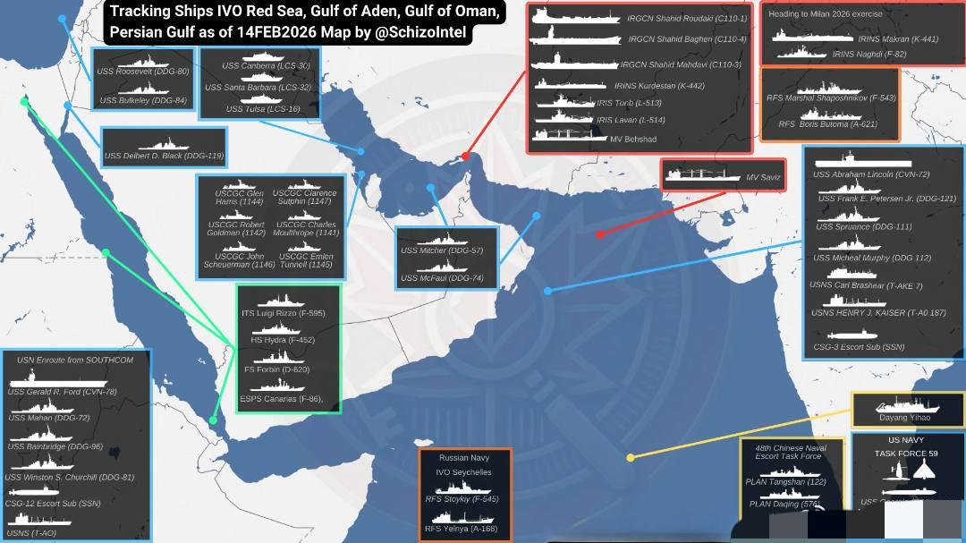 真打了！伊朗导弹直接重创美军作战支援舰，革命卫队随即甩出一句话：林肯号、福特号，