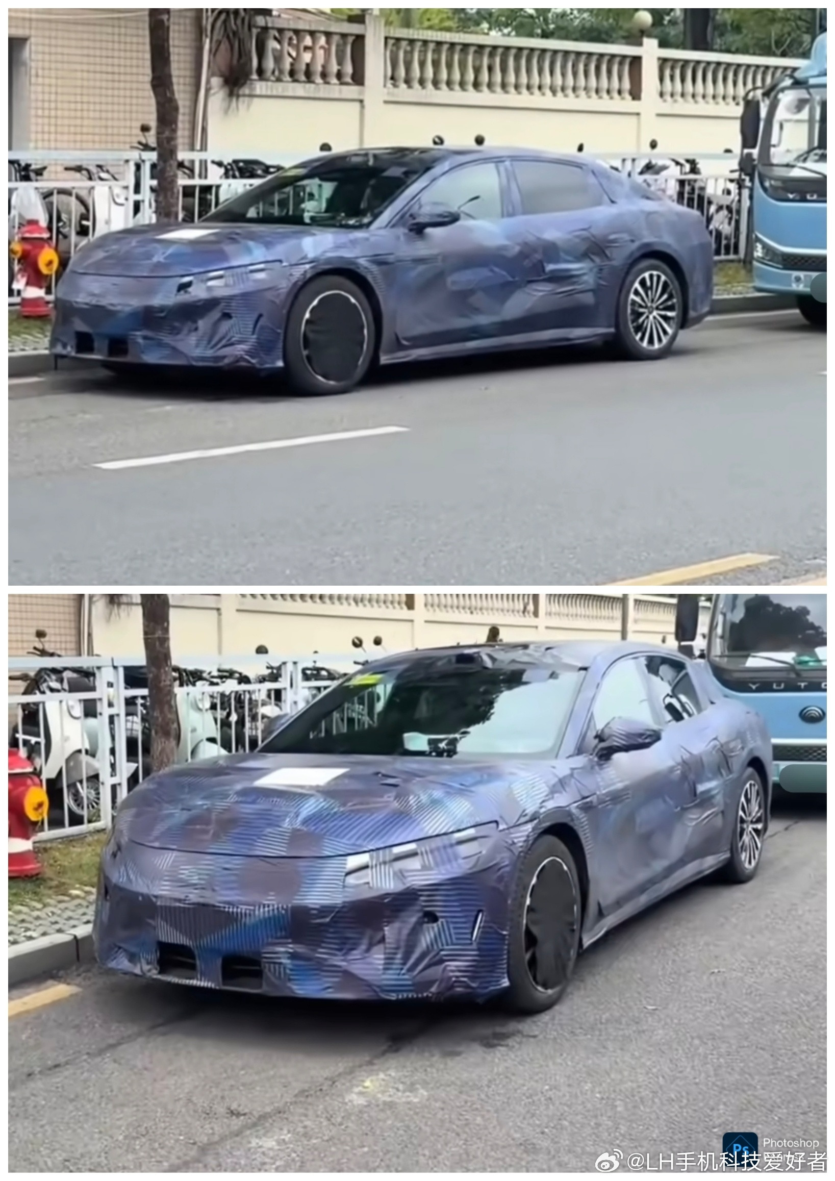 比亚迪大汉路试车越来越完善了，虽然还贴着伪装，但这个外观感觉不用担心。相比较现款