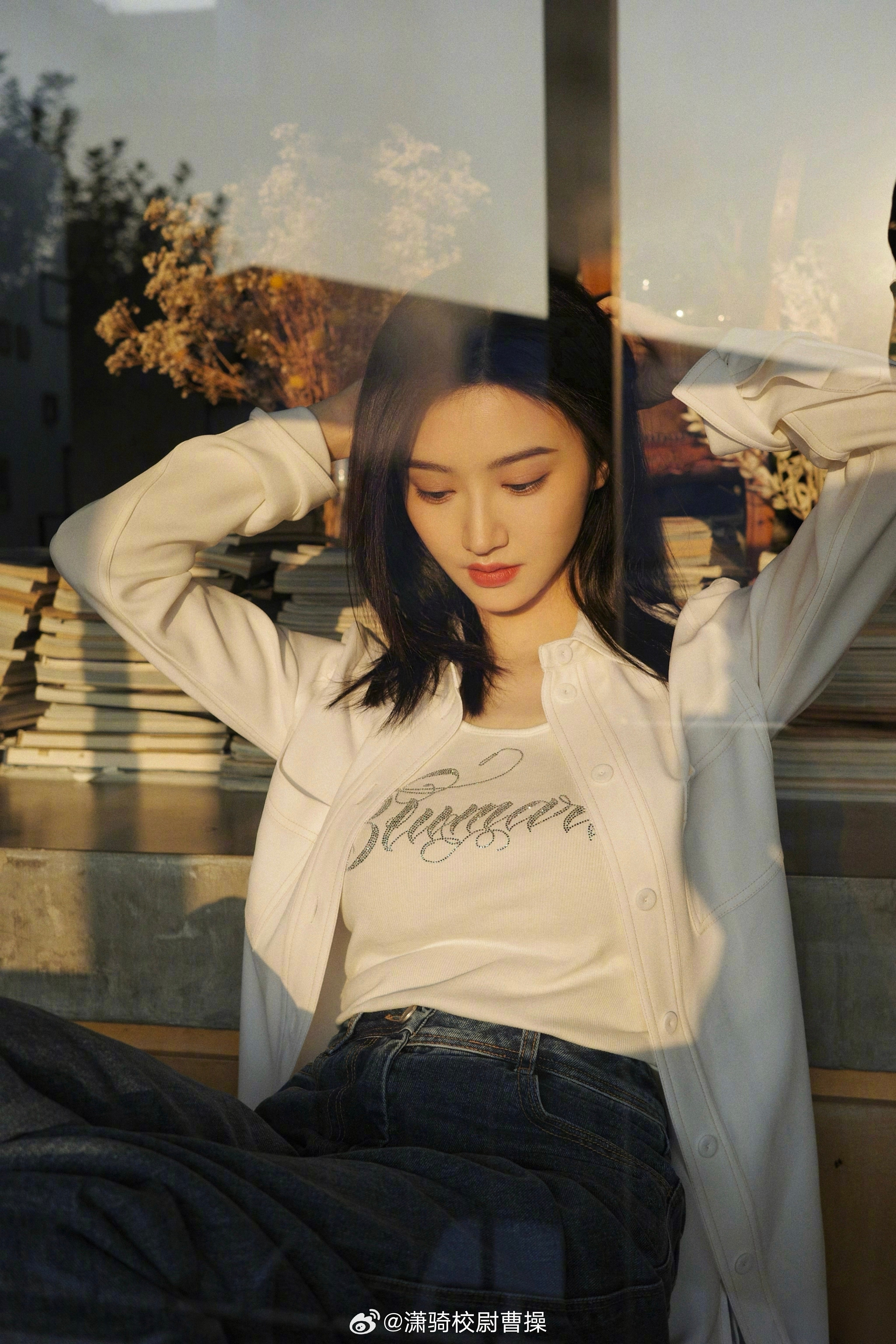 景甜的生活照好美，越看越喜欢甜甜