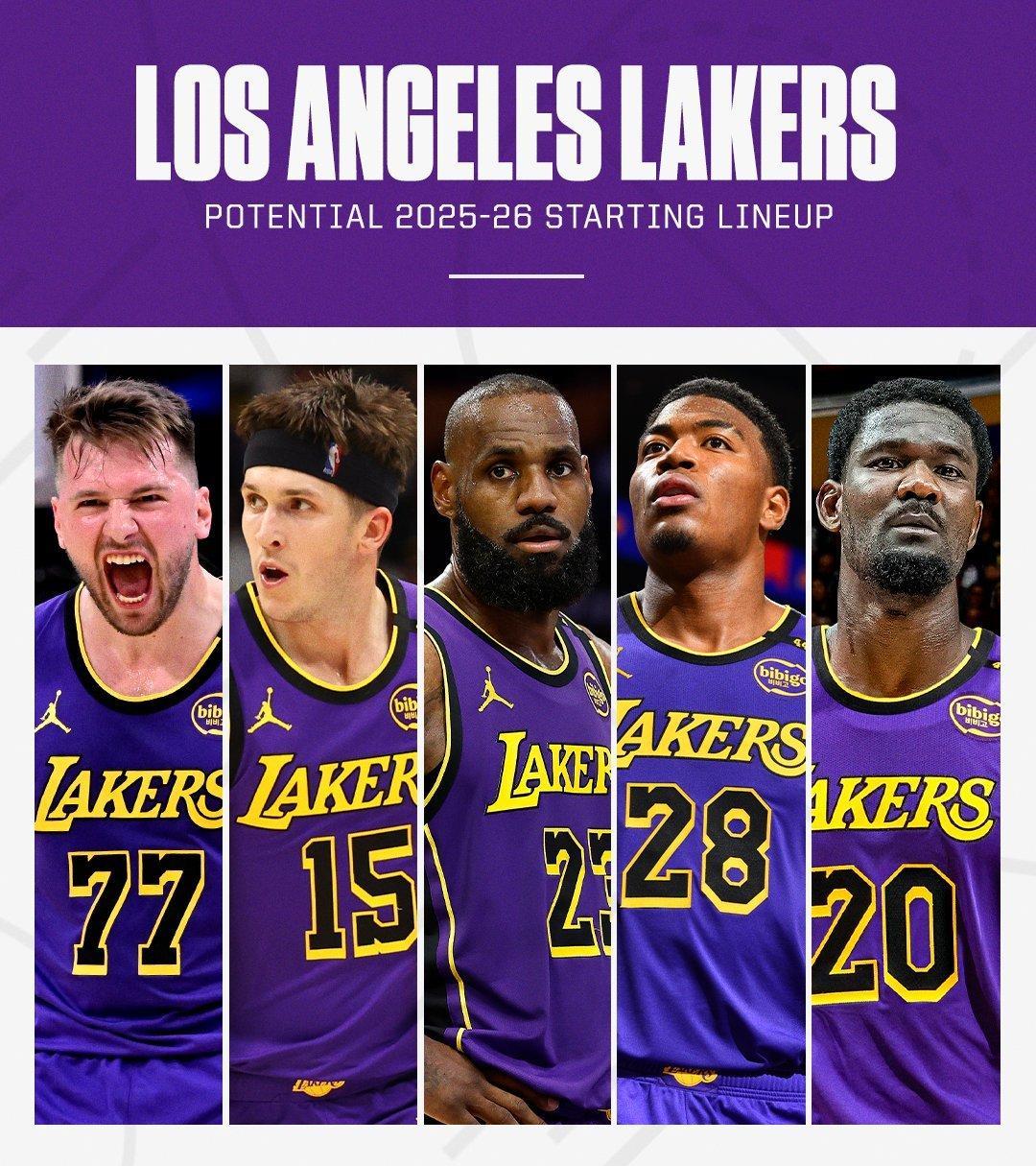 湖人的致命弱点。湖人随队记者Buha在自己的播客节目中谈到了湖人首发阵容时表示