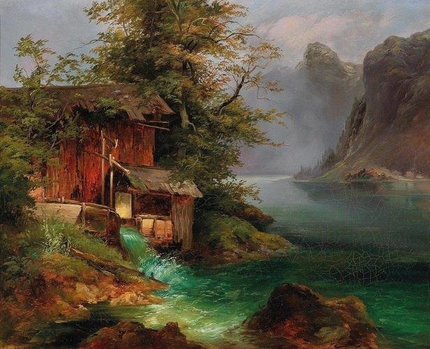 奥地利画家EugenevonGuerard绘画作品欣赏风景遇见艺术油画​​