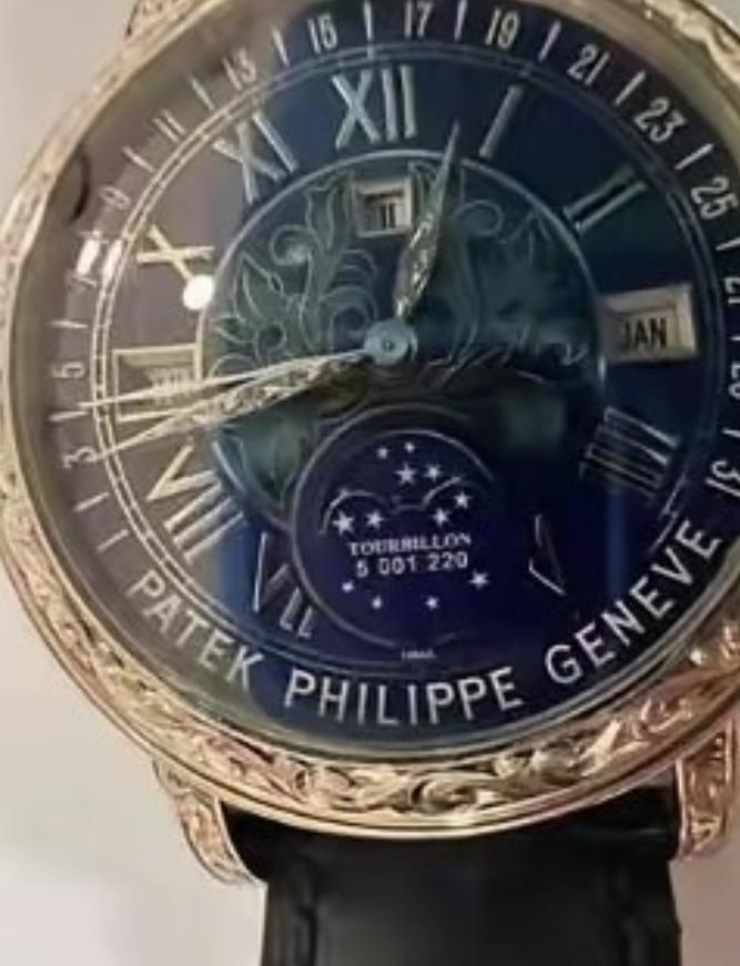 广东深圳的“黑老大”张伟，在狱中做梦都想不到，他曾经时刻佩戴的百达翡丽全球限量版