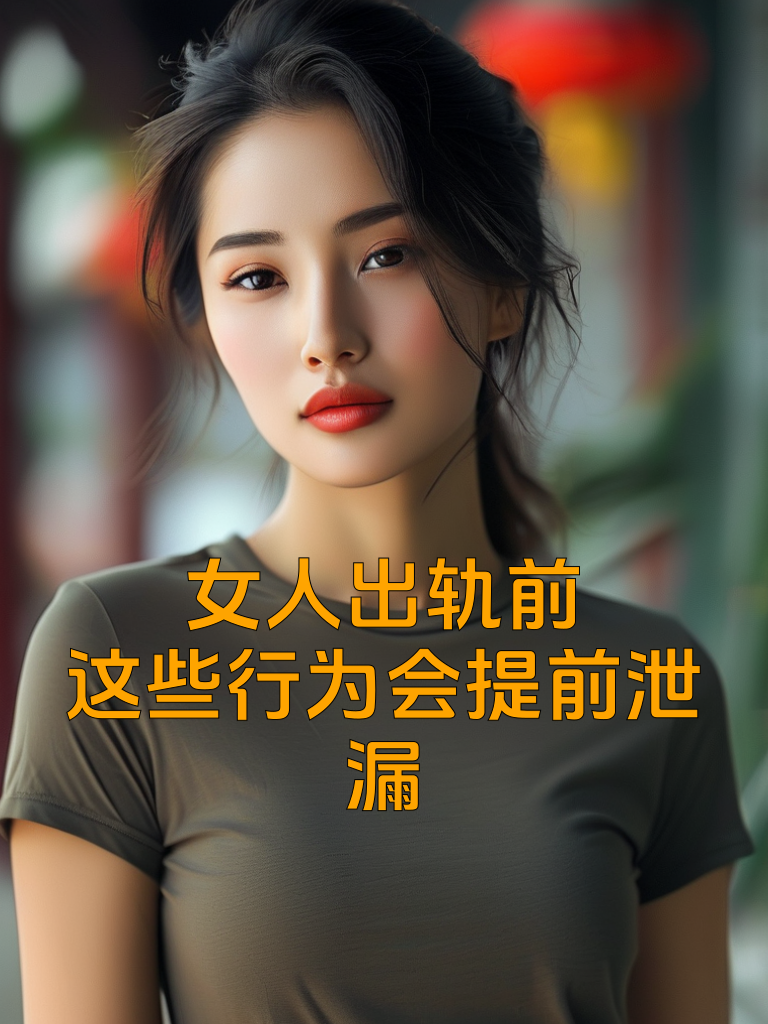 女人出轨前，这些行为会提前泄漏