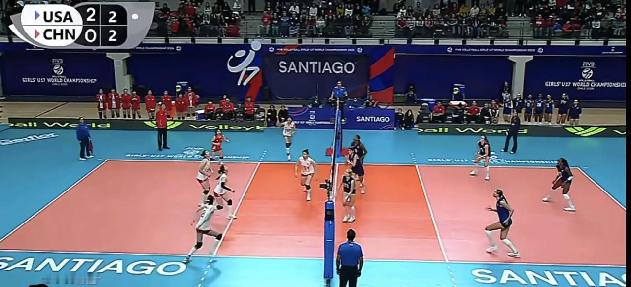 中国女排0-3完败美国无缘决赛！在智利刚刚结束的2026年U17女排世锦赛半决