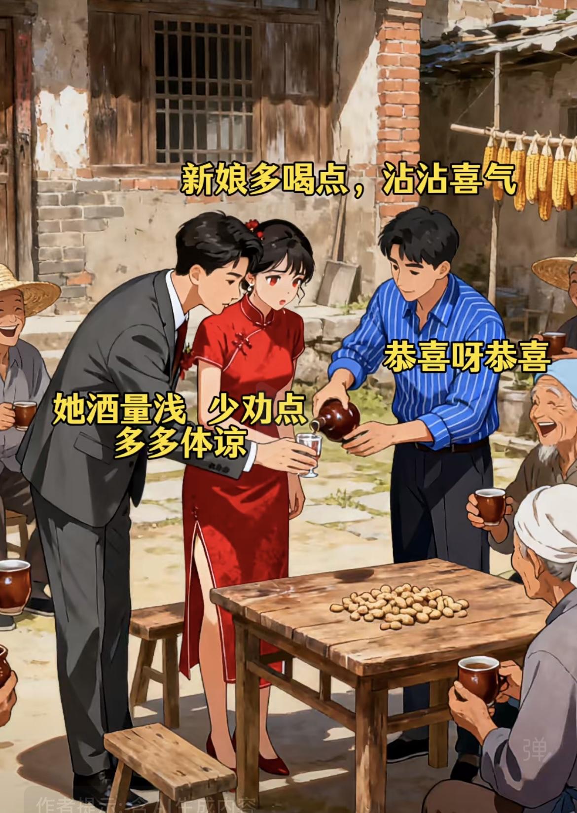 “新娘多喝几杯，夜里误入伴郎房间，结婚还是少喝酒的好”[笑着哭][笑着哭]