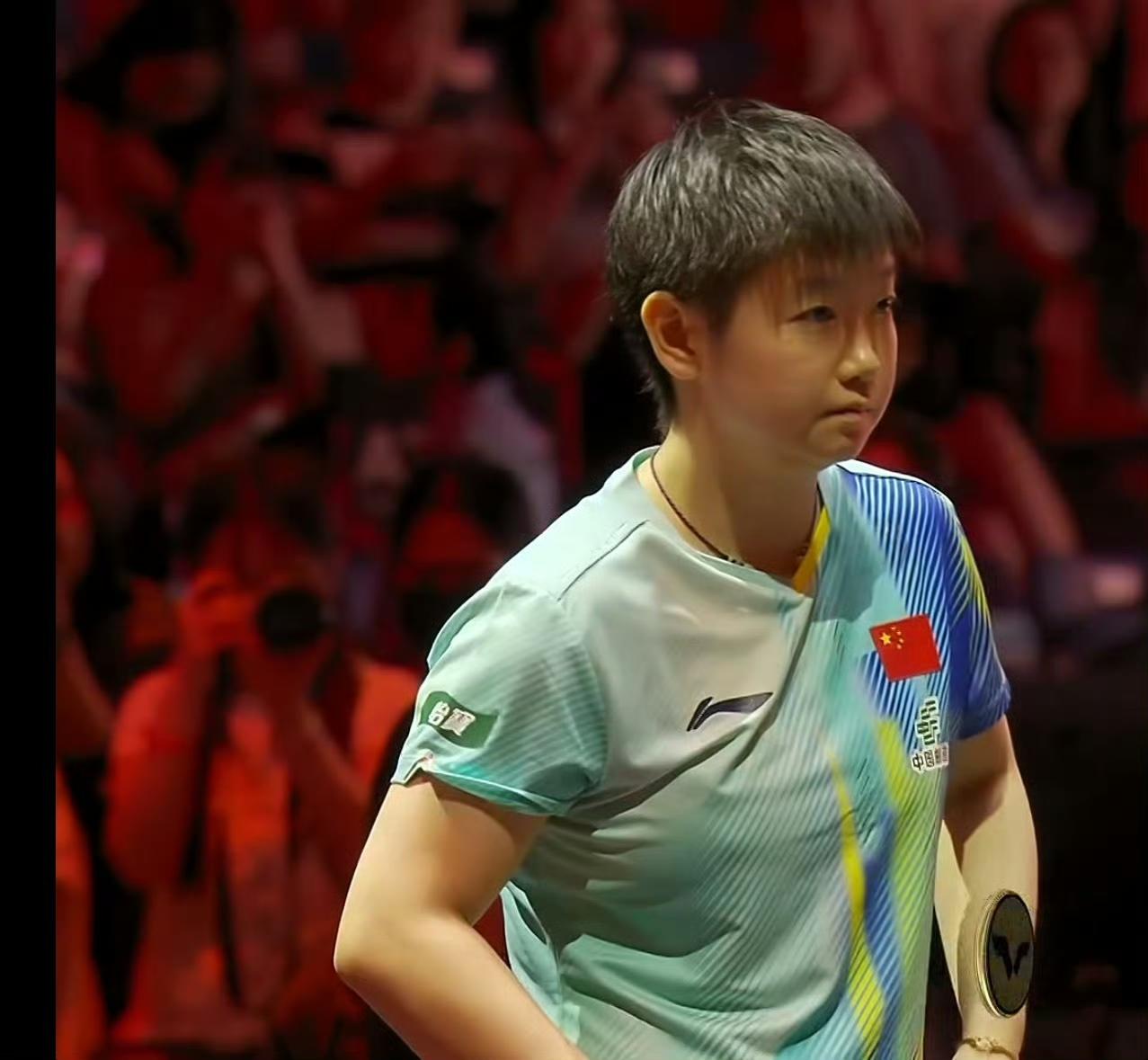 今天又是清爽薄荷莎[笑着哭]，今天也是暴力小莎[笑着哭]，刚刚，孙颖莎🇨🇳3