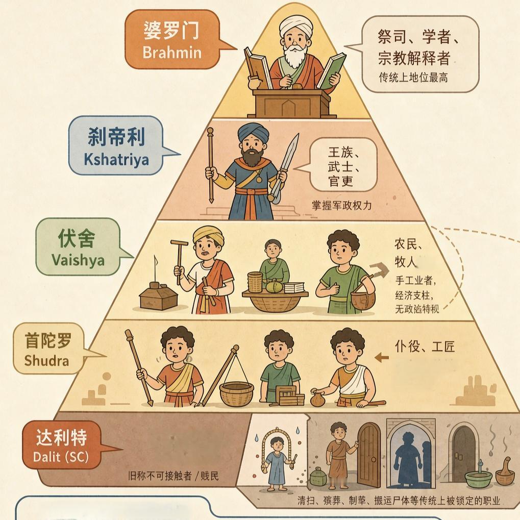 印度为啥消灭不了种姓制度？其实种姓制度不光印度有，全世界都有，只是表述方式不一