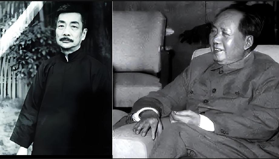 毛主席定山河，鲁迅振文心1936年的上海，病重的鲁迅听说毛主席才四十出头，手
